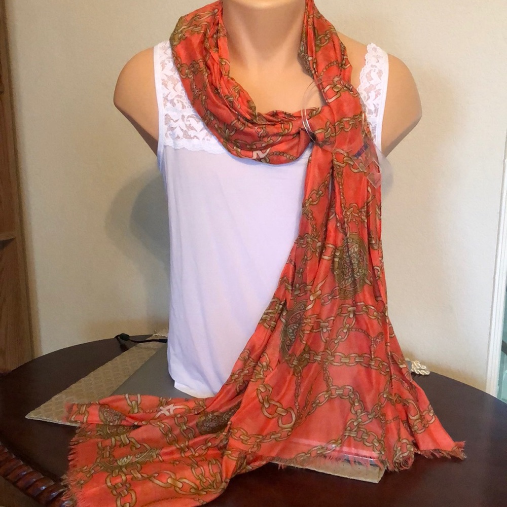 Jennifer Lopez oblong scarf New